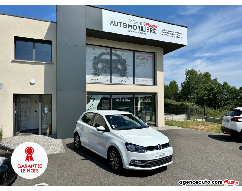 Achat voiture occasion, Auto occasion pas cher | Agence Auto Volkswagen Polo V 1.2 TSI 90CV MATCH 5P - GARANTIE 12 MOIS - APPLE CARPLAY Blanc Année 2017 Manuelle Essence